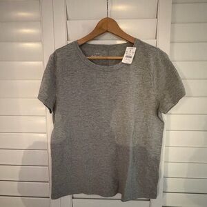 J. Crew Heather Gray Short Sleeve Tee